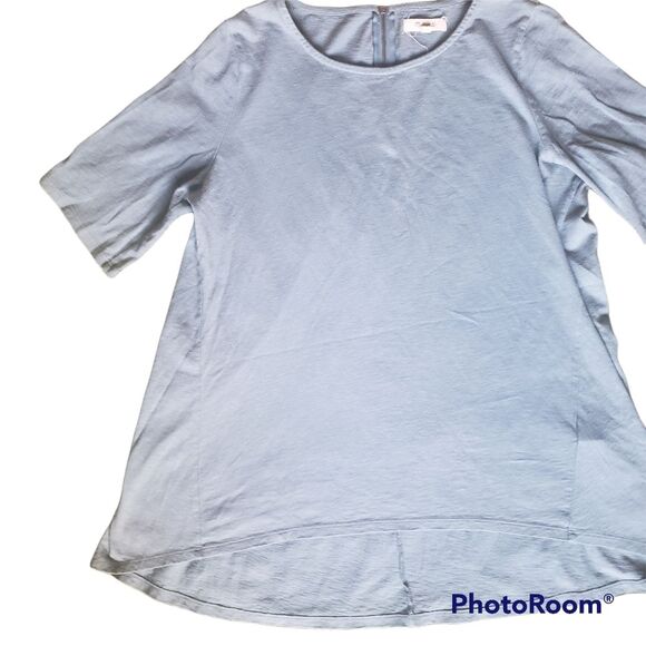 MADEWELL Teal Back Zip Swing Tee - M - Picture 5 of 14